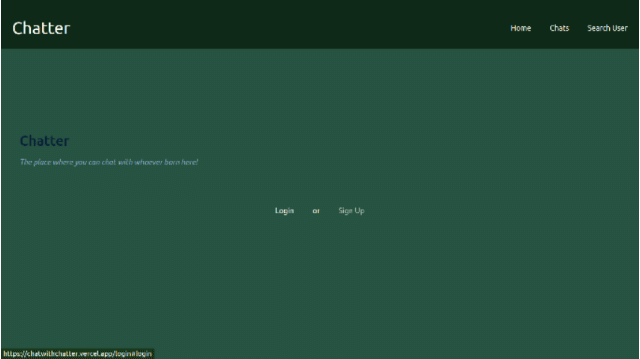 Chat application gif