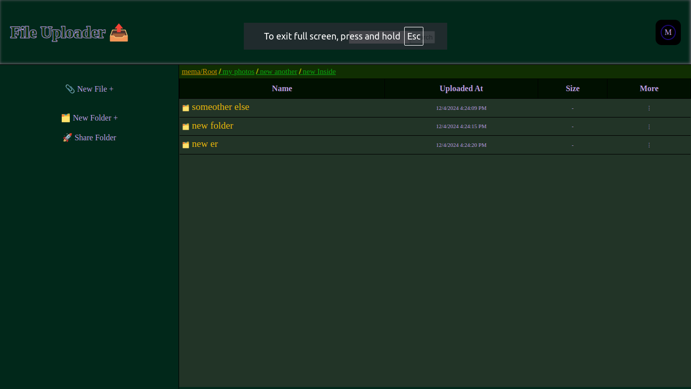 File Uploader